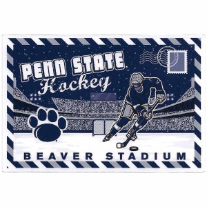 vinyl decal postcard Penn State Hockey Beaver Stadium